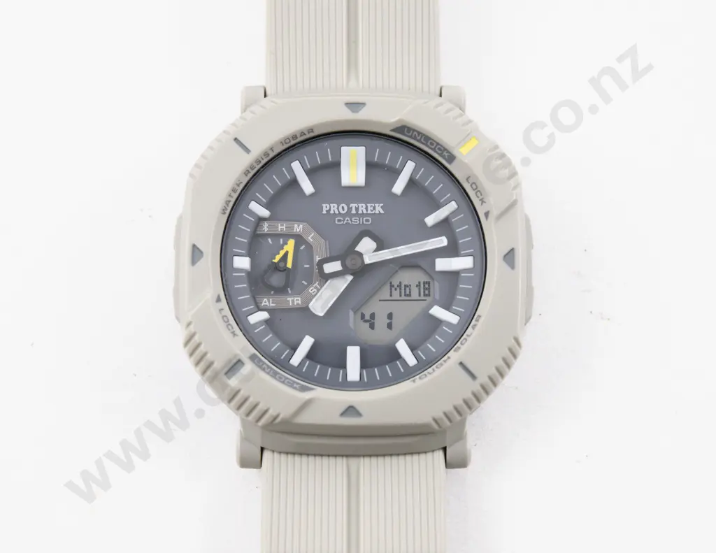 Boxed Casio Pro Trek Solar-Powered Wrist Watch Image 1++