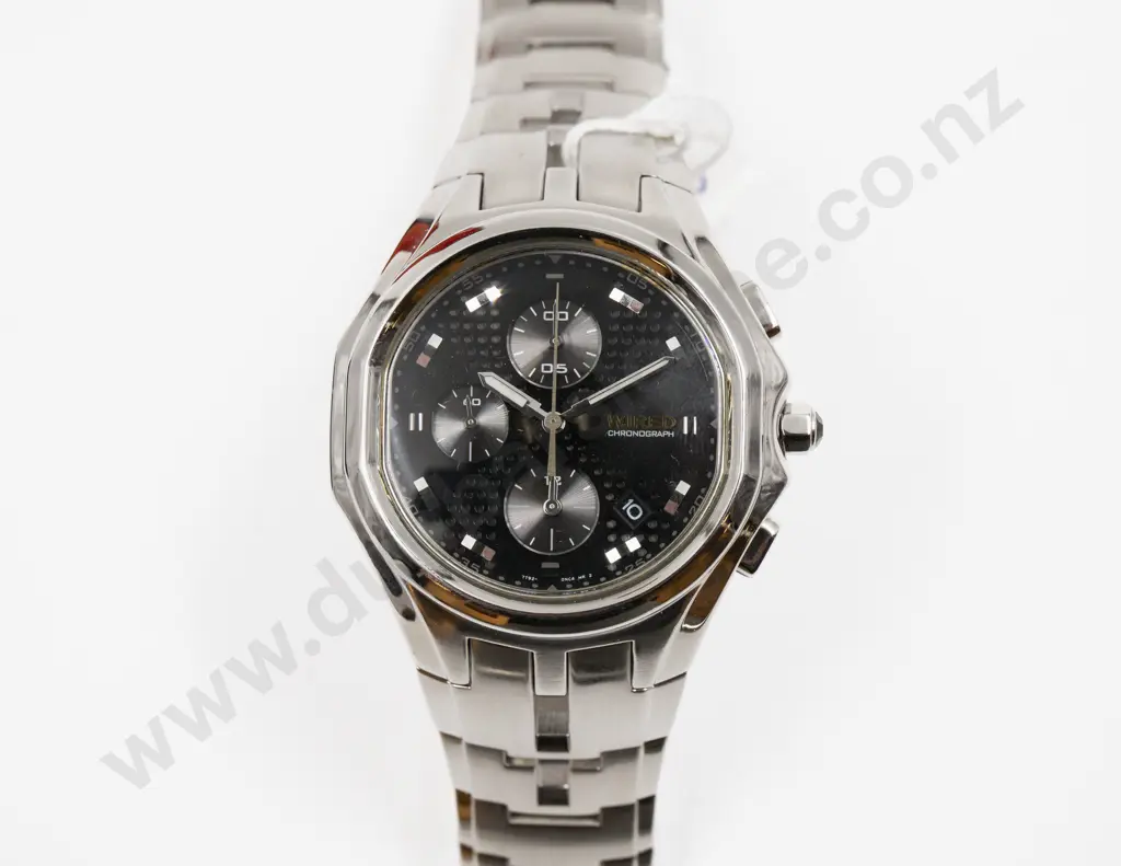 Boxed Seiko 'Wired' Stainless Steel Chronograph Wrist Watch Image 1++
