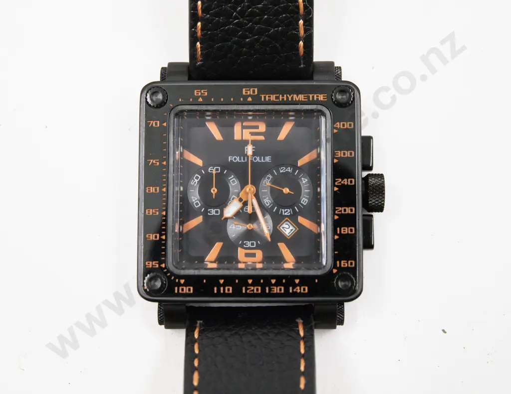 Boxed Folli Follie Chronograph Gents Wrist Watch Image 1++