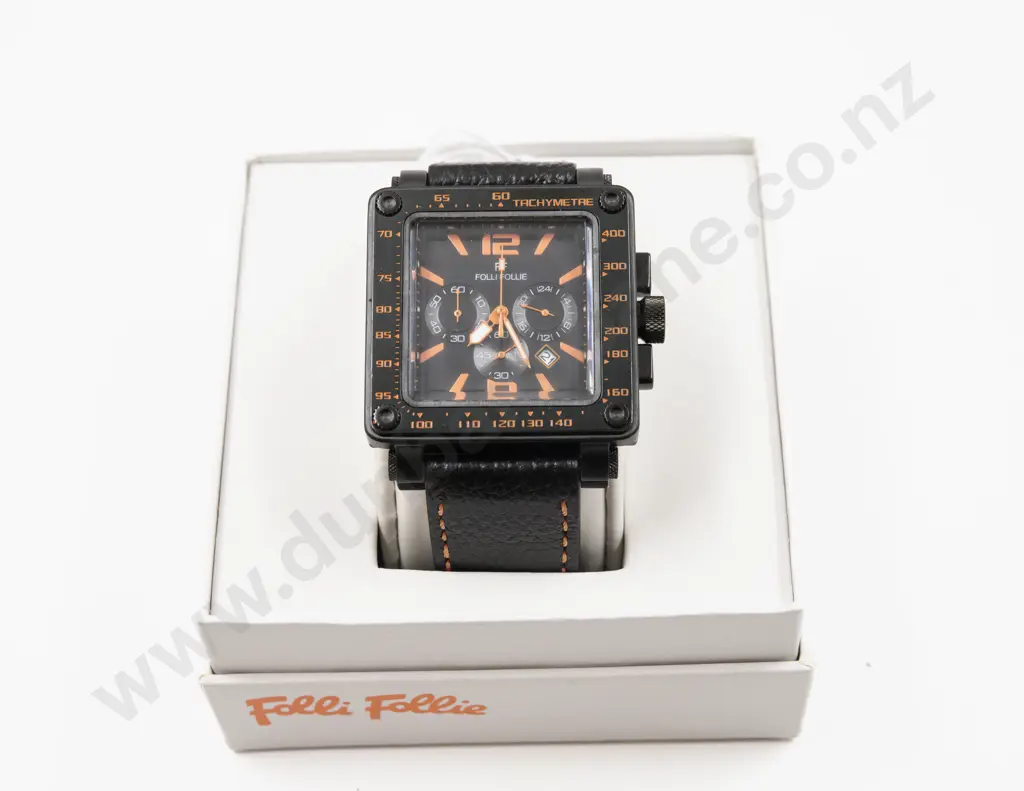 Boxed Folli Follie Chronograph Gents Wrist Watch Image 1++