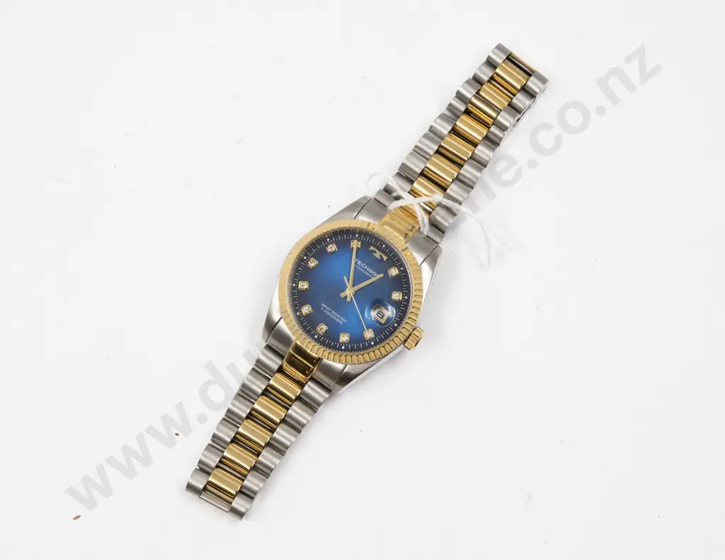 Boxed Technos Stainless Steel Quartz Gents Wrist Watch Image 1++