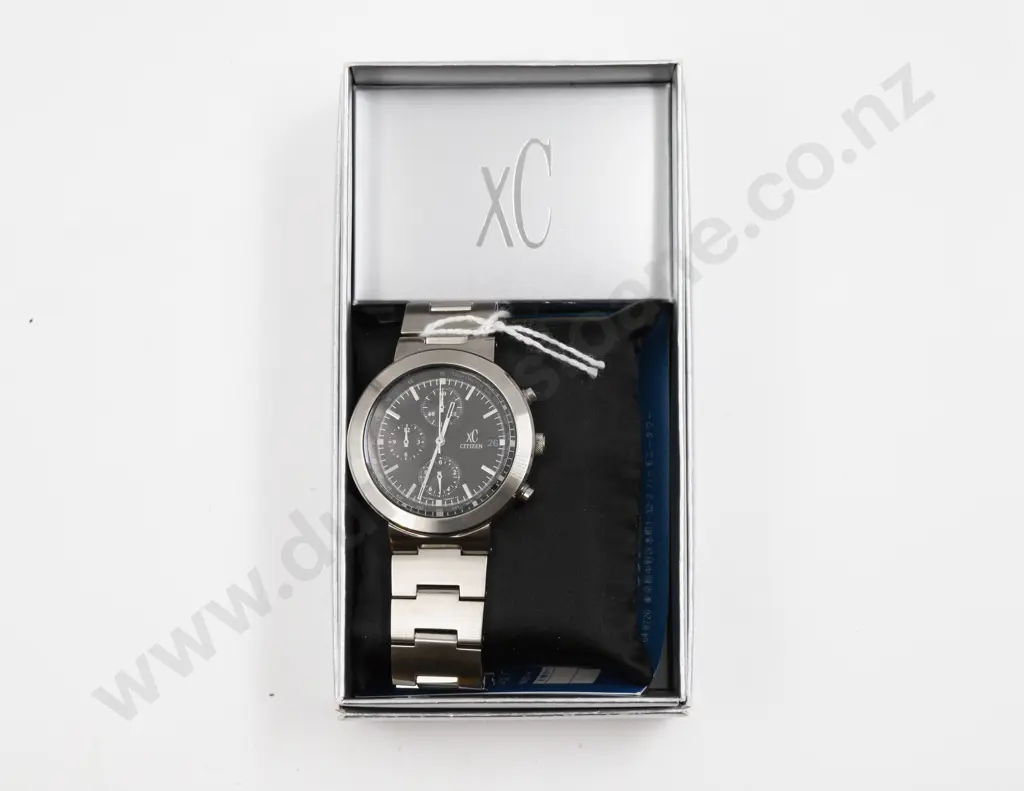 Boxed Citizen XC Stainless Steel Chronograph Wrist Watch Image 1++