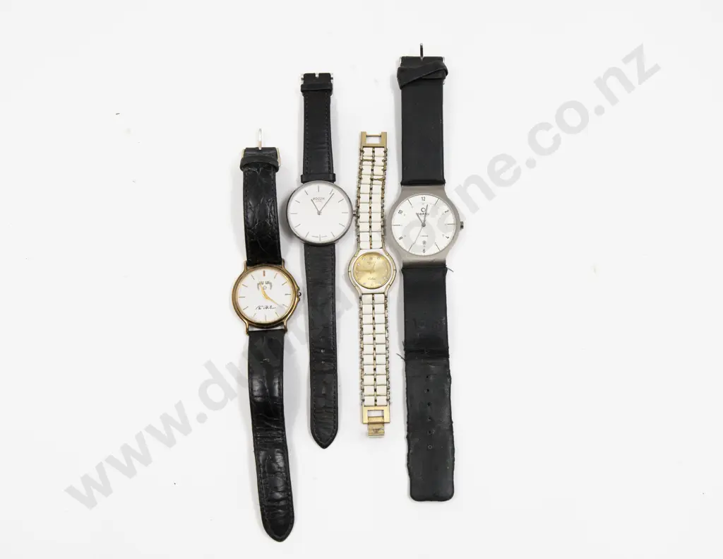 Faux Rolex Wrist Watch with Three Others Image 1++