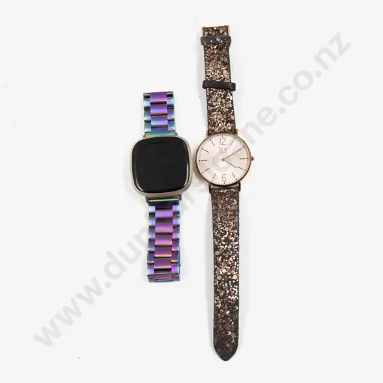 Ice Watch Madame Champagne Glitter Ladies Wrist Watch together with Fitbit