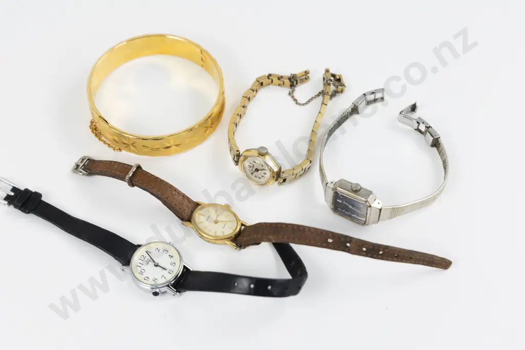 Collection of Wrist Watches with Oroton Clip On Earrings Image 1++