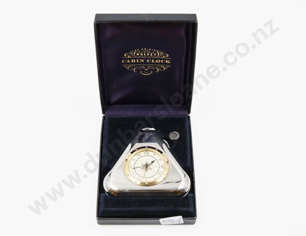 Vintage Grants of Dalvey Cabin Clock in Display Box Image 1++