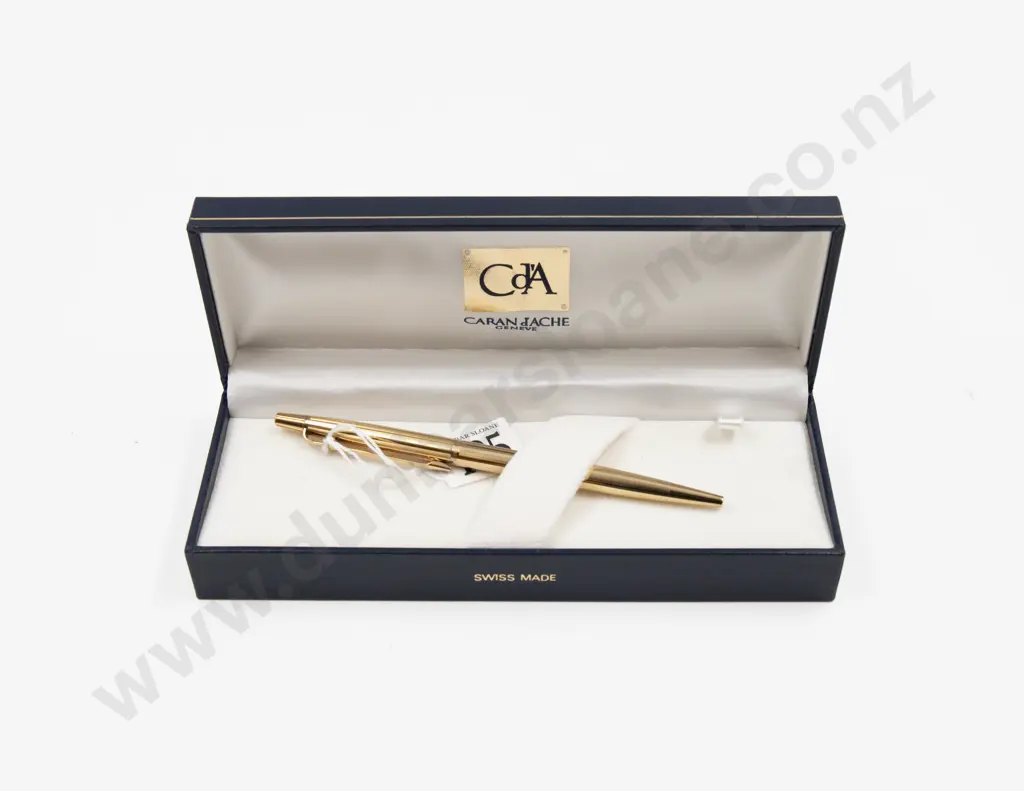 Vintage Caran d'Ache Ball Point Pen in Original Display Box Image 1++