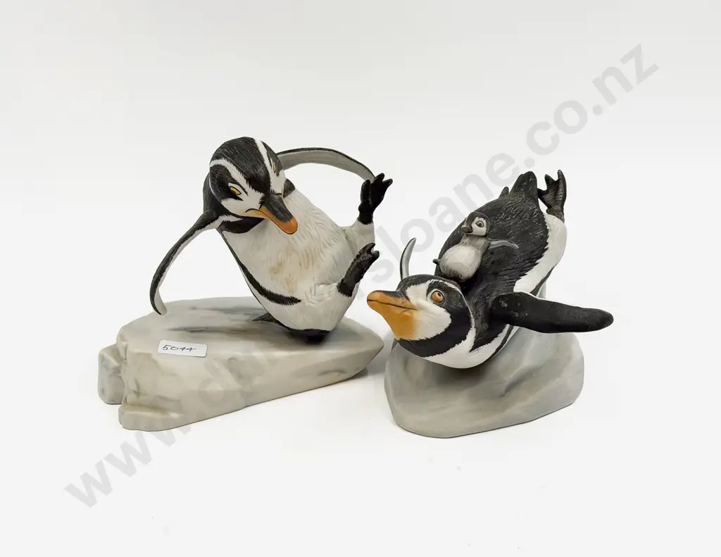 Two Assorted Penguin Ornaments Image 1++