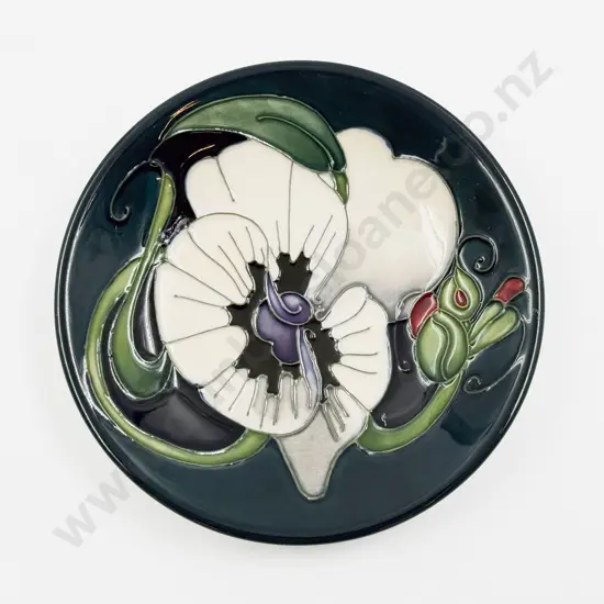 Moorcroft Dish "Pansy" with Original Box