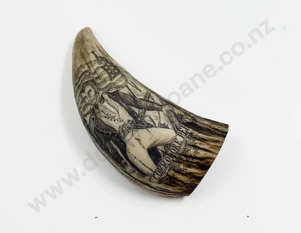 Replica Scrimshaw Horn & Other Image 1++