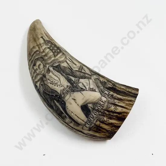 Replica Scrimshaw Horn & Other