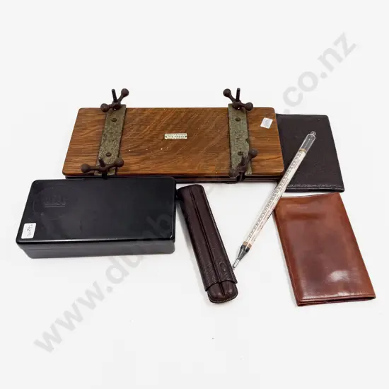 Qty of Assorted Vintage incl Tie Press & Royal Visit Box