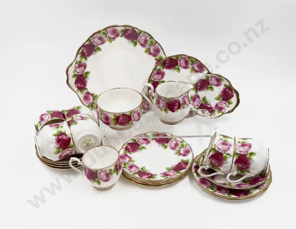 Qty of Assorted Royal Albert "Old English Roses" Pattern Tea China Image 1++