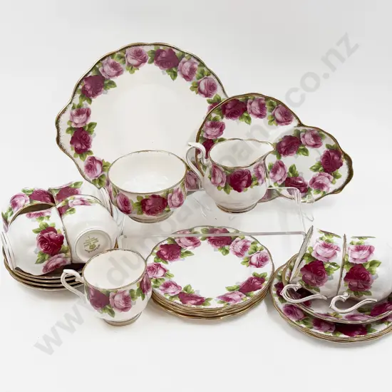 Qty of Assorted Royal Albert "Old English Roses" Pattern Tea China