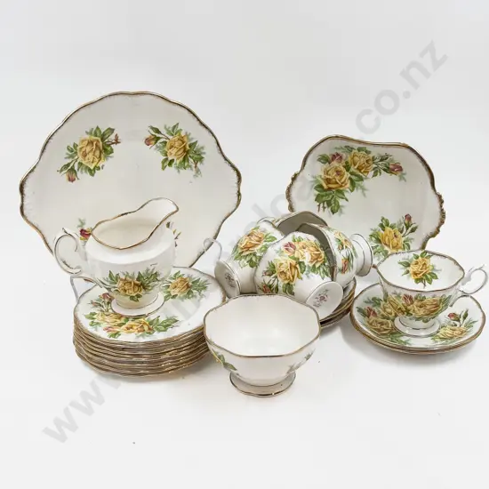 Royal Albert "Tea Rose" Pattern Part Teaset