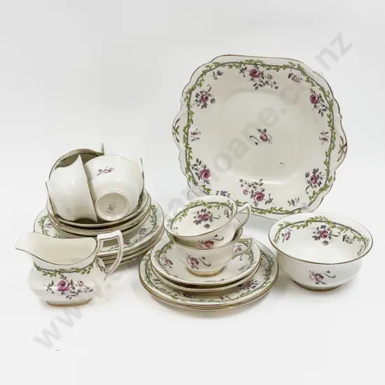 Aynsley Floral Decorated Part Teaset