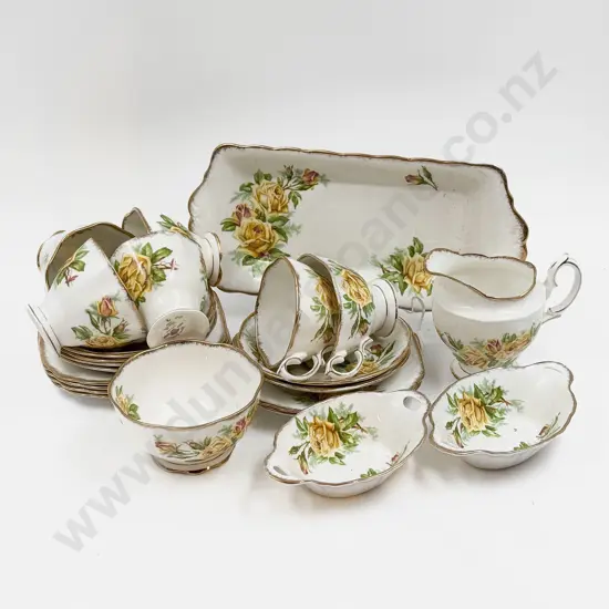 Royal Albert "Tea Rose" Pattern Part Teaset