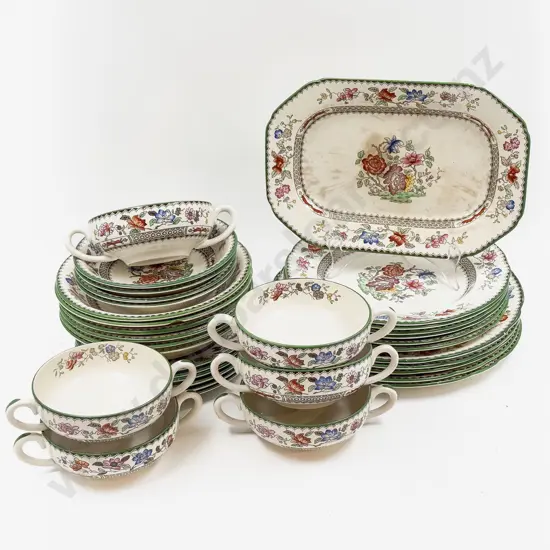 Qty of Copeland Spode "Chinese Rose" Pattern Dinner China