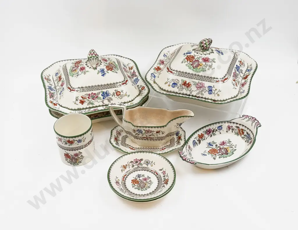 Qty of Copeland Spode "Chinese Rose" Pattern Dinner China Image 1++