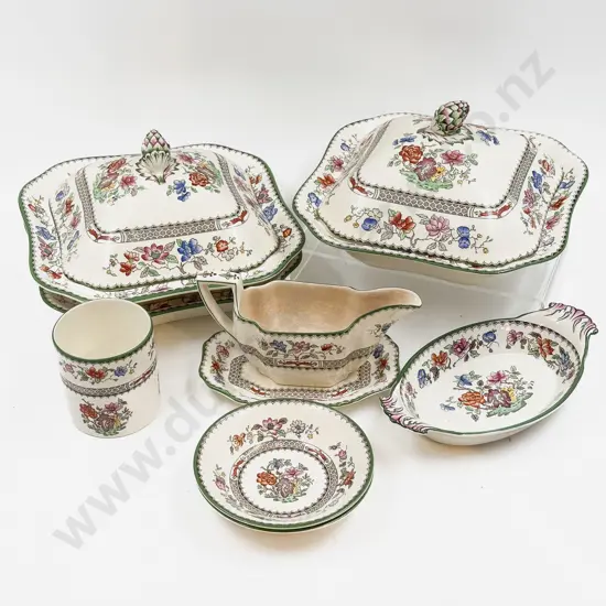 Qty of Copeland Spode "Chinese Rose" Pattern Dinner China