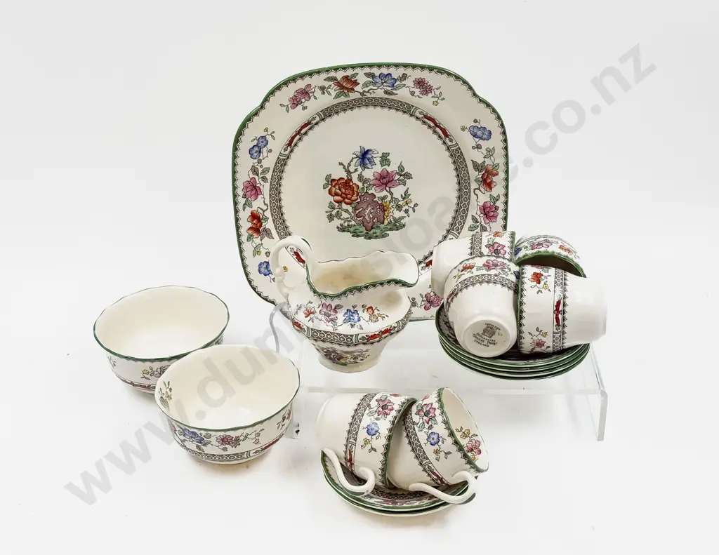 Copeland Spode "Chinese Rose" Pattern Part Coffee Set Image 1++