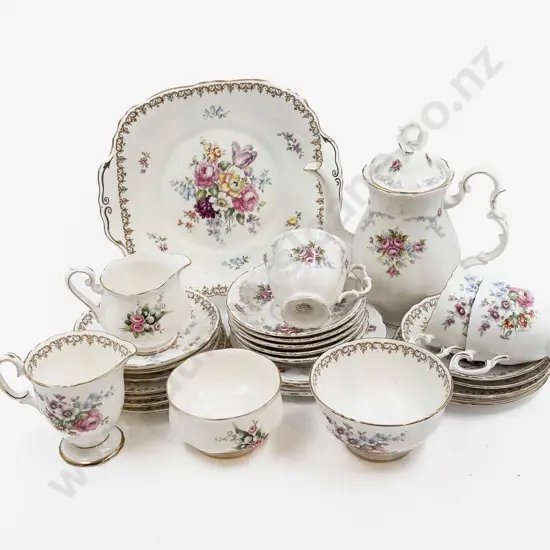 Royal Albert "Tranquility" Pattern Part Tea Set & Other Part Tea Set
