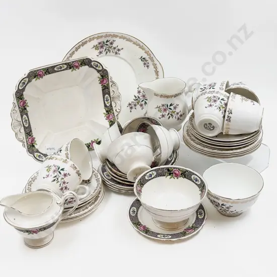 Two Fancy China Part Tea Sets