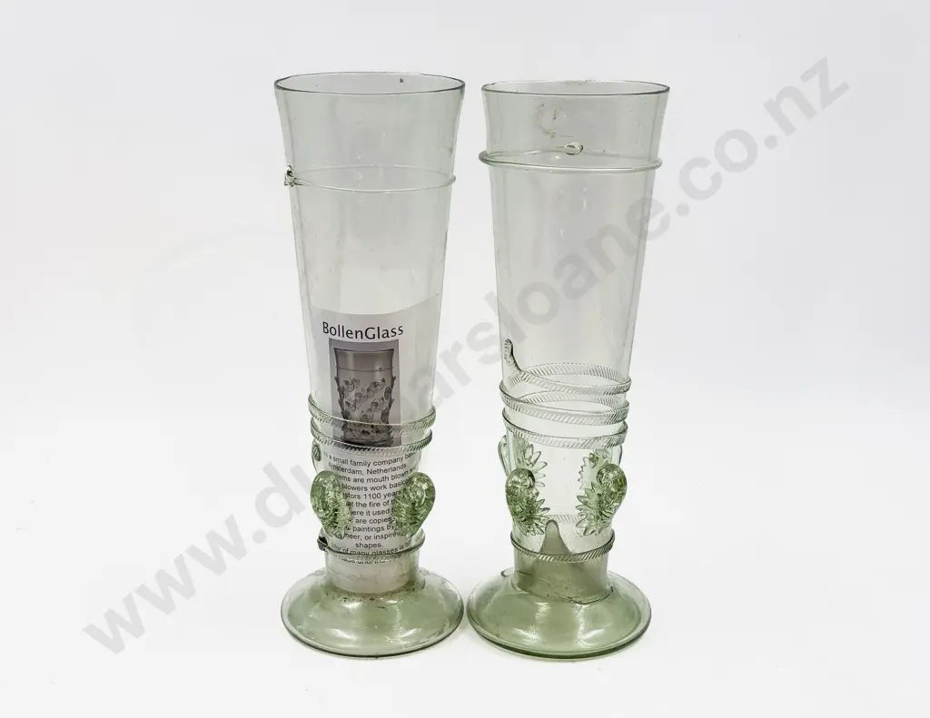 A Pair of Bollen Glass Rumers Image 1++