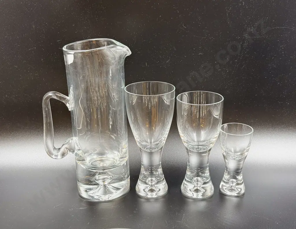 Scandinavian Style Suite of Assorted Glassware Image 1++