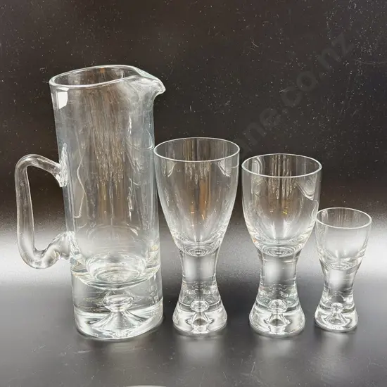 Scandinavian Style Suite of Assorted Glassware