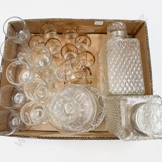 Qty of Assorted Glassware