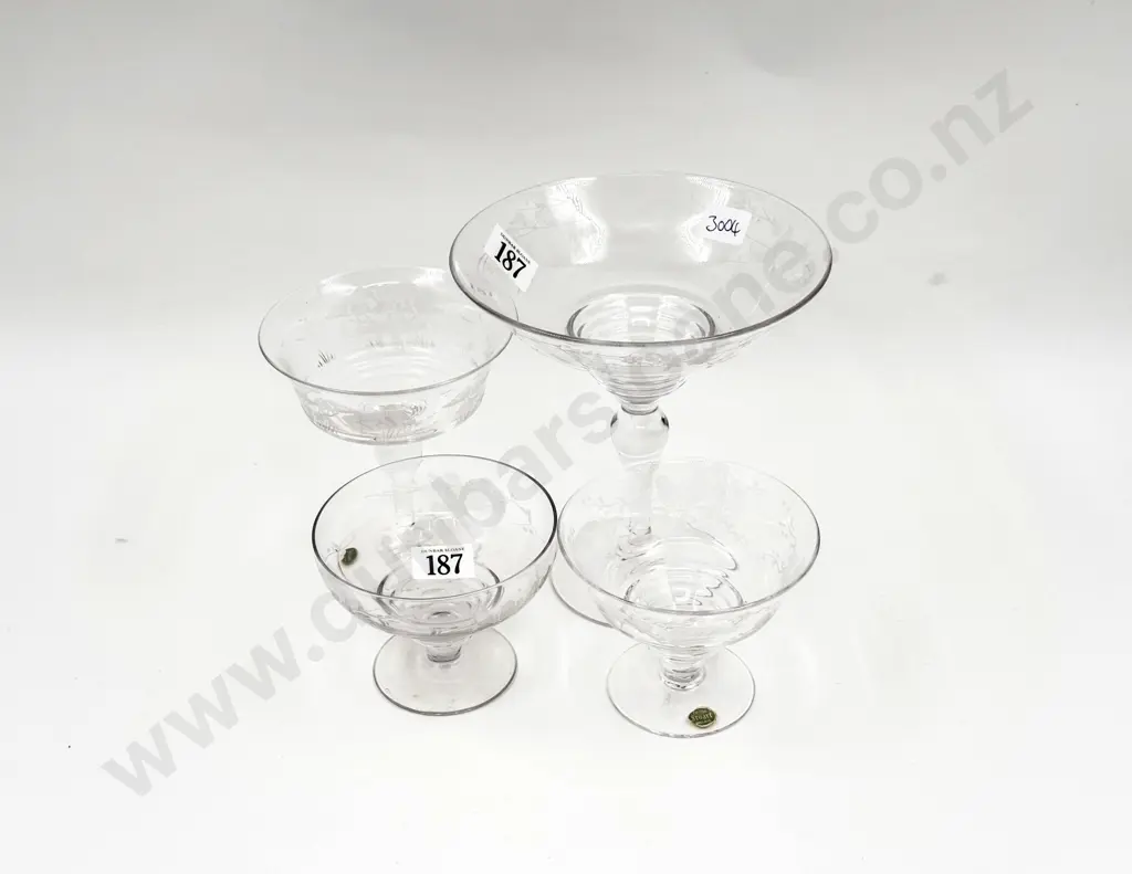 Stuart Crystal Bonbon Tazza & Three Others Image 1++