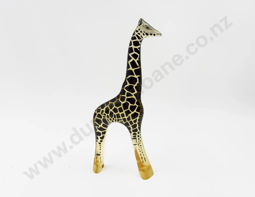 Abraham Platnik Lucite Giraffe Image 1++