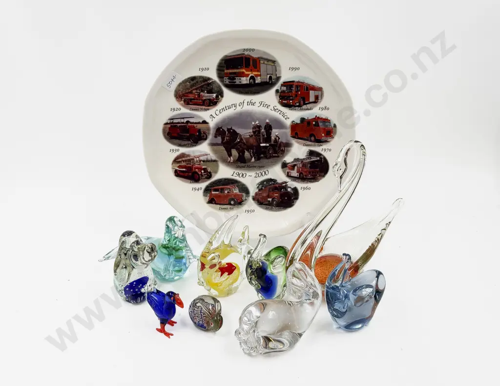 Qty of Assorted Art Glass Animal Ornaments Image 1++