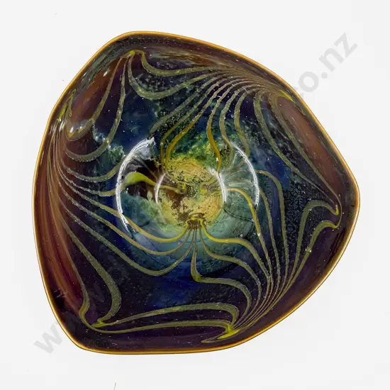 Tony Kuepfer Art Glass Charger