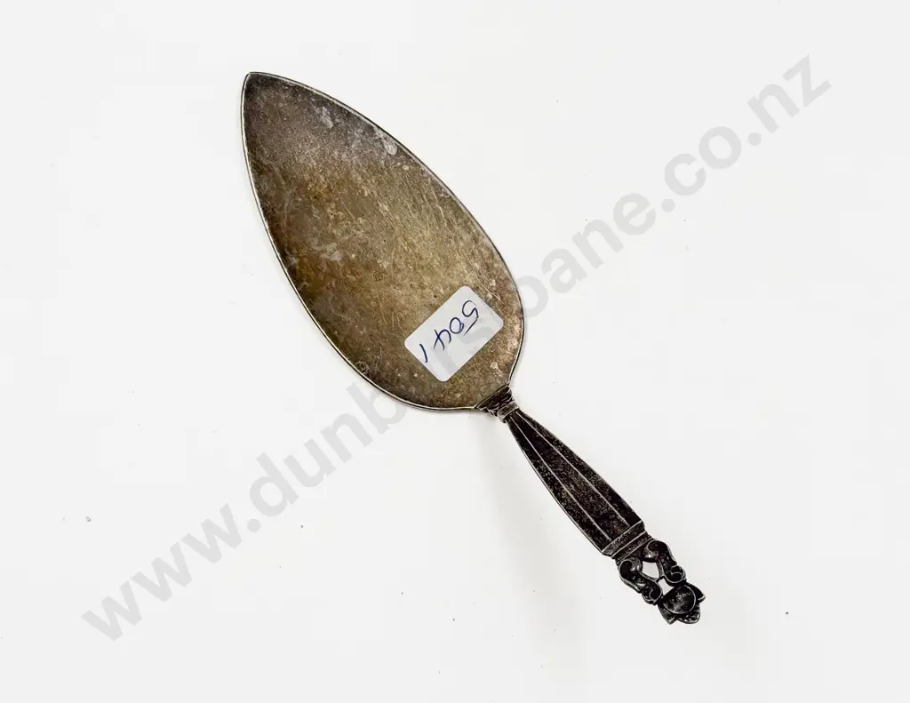 Georg Jensen Acorn Pattern S/S Cake Slice Image 1++