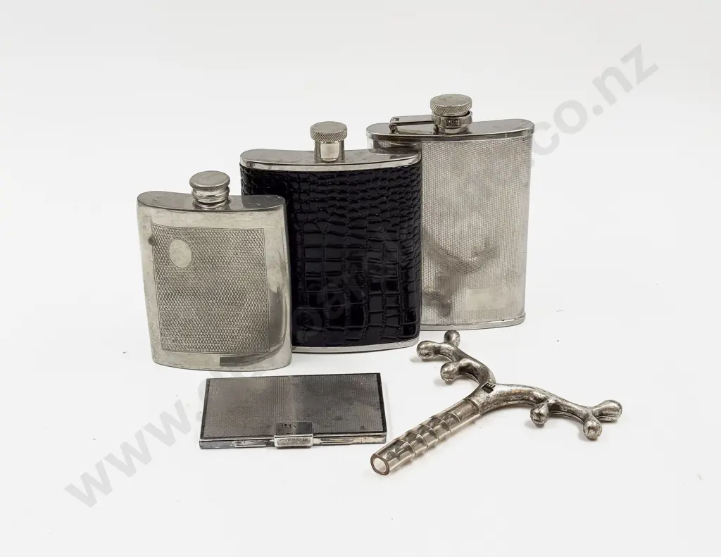 Small Qty of Assorted incl Hip Flasks Card Case & Bottle Opener Image 1++