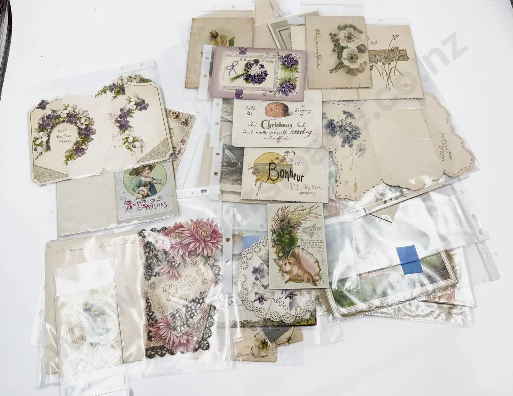 Large Qty of Assorted Vintage Handmade & Other Greeting Cards Image 1++