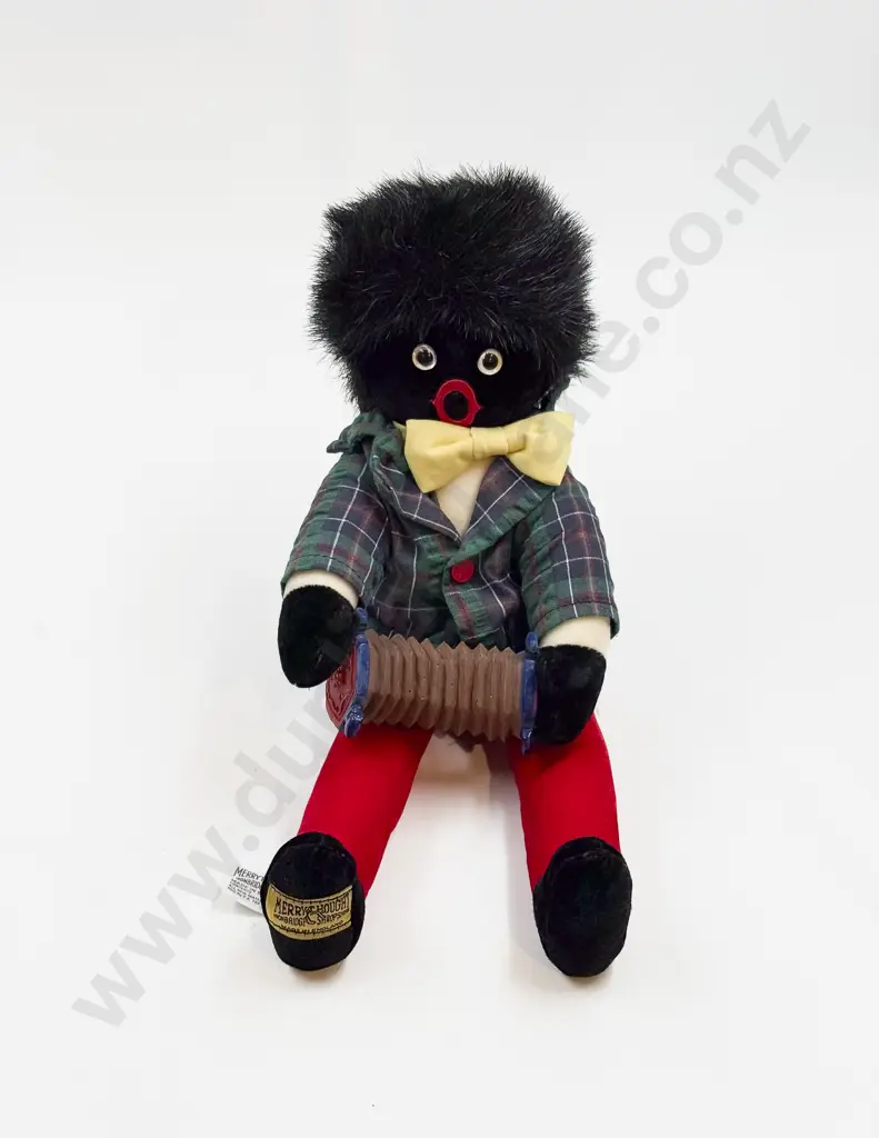 Merrythought Cloth Squeeze Box Sam Ltd Ed 45/500 with tags and foot label 36cm Image 1++