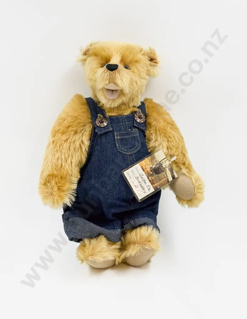 Cotswolds Artist Christine Pike Huckleberry Teddy Bear 66/100 Image 1++