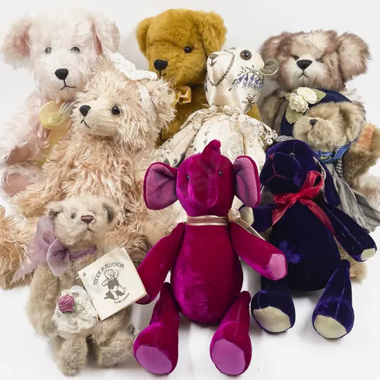 Collection of Collectors Teddy Bears