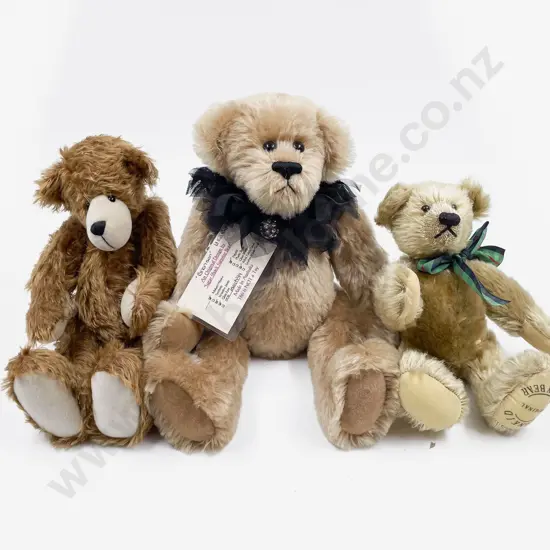 Three Craft Teddy Bears
