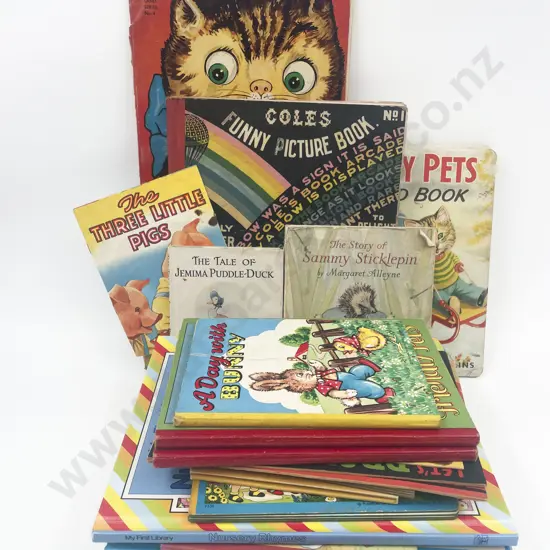 Collection of Vintage Nursery Picture Books