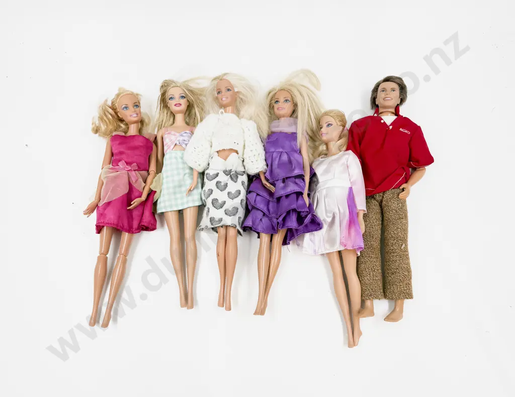 Large Collection Barbie Dolls Image 1++