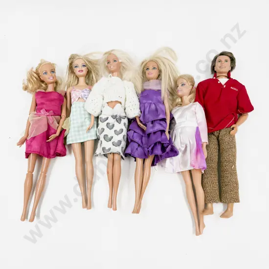 Large Collection Barbie Dolls