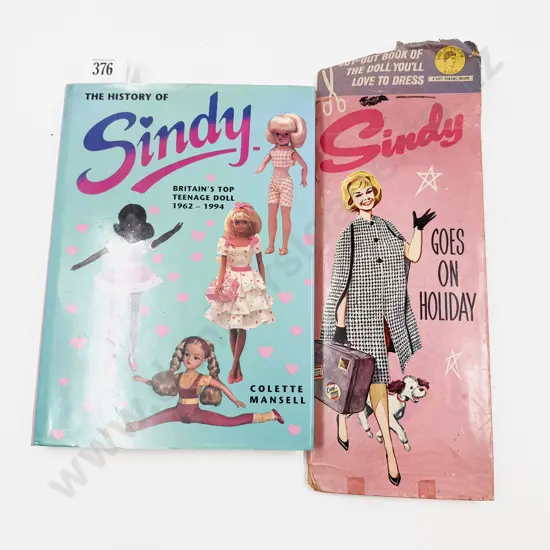 Reference Book History of Sindy and Vintage Cut-Out Book