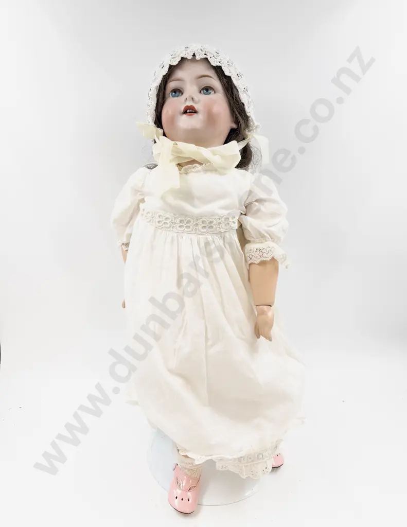 AM 390 Antique Bisque Doll Image 1++