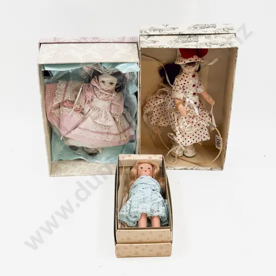 Madame Alexander Original Boxed Composition and Cloth Dolls
