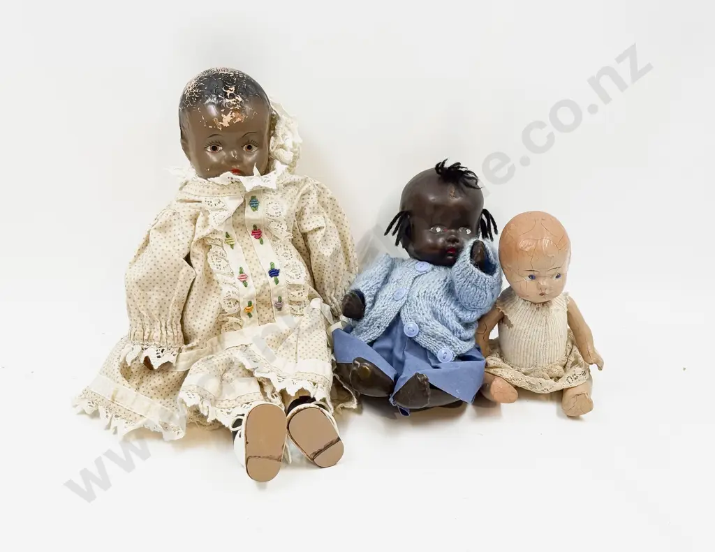 Topsy Composition Doll and Two Others Image 1++