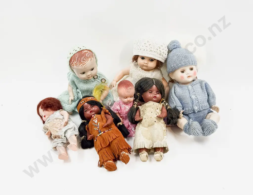 Various Pedigree and Other Small Hard Plastic Character Dolls Image 1++